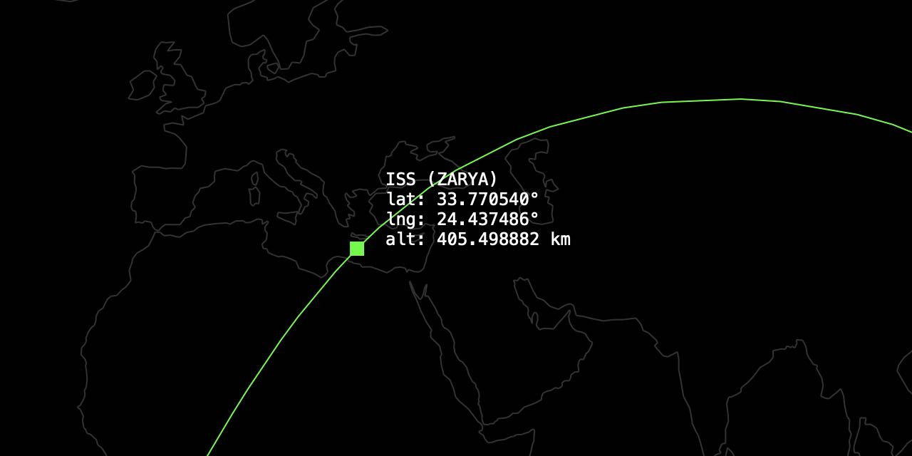 macOS Satellite Screensaver