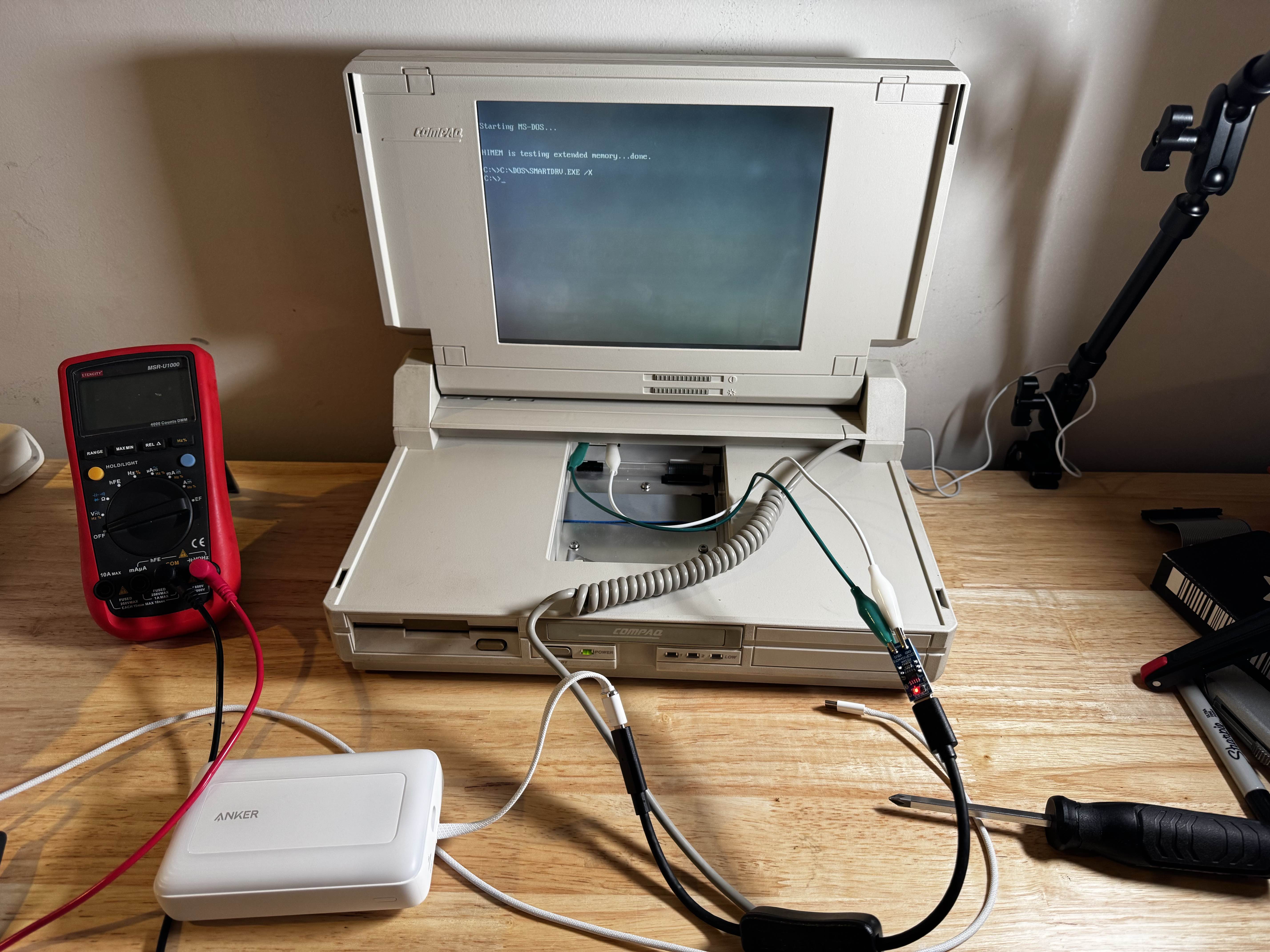 testing the battery