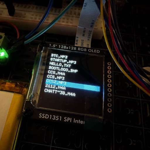 MP3 Player with an RP2350/VS1053 - It's Alive!