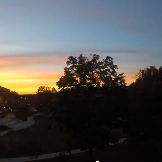 sunset at uconn